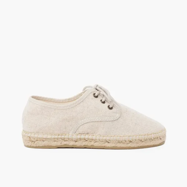 Pisamonas Blucher Linho Sola Alpargata Outlet