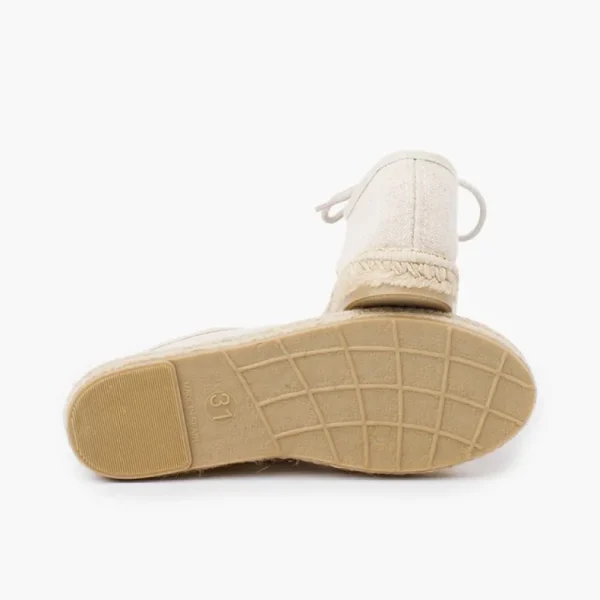 Pisamonas Blucher Linho Sola Alpargata Outlet