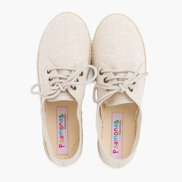 Pisamonas Blucher Linho Sola Alpargata Outlet
