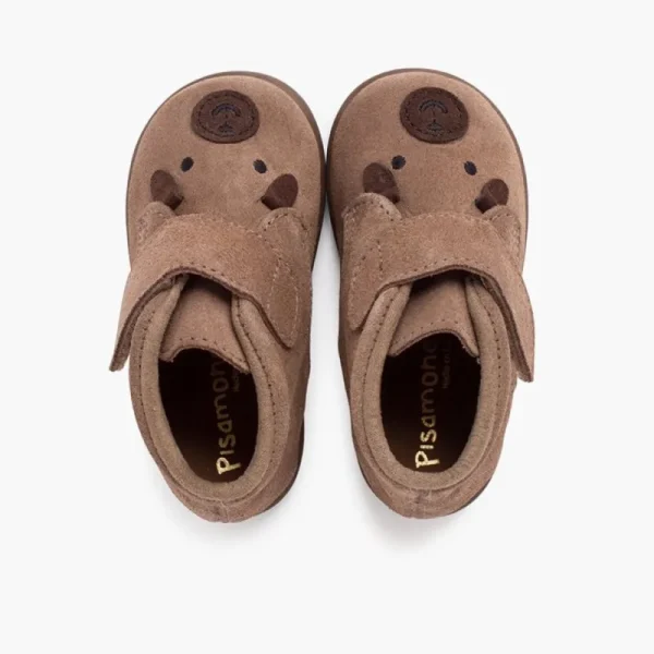 Pisamonas Botas Camurca Cachorro Fecho Aderente Hot