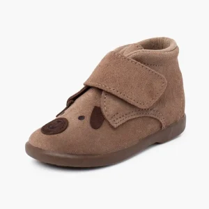 Pisamonas Botas Camurca Cachorro Fecho Aderente Hot