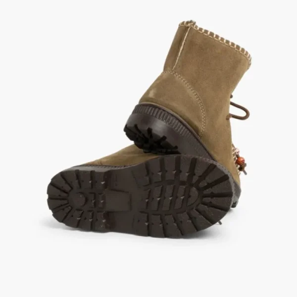 Pisamonas Botas Camurca Com Missangas E Forro Felpudo Online