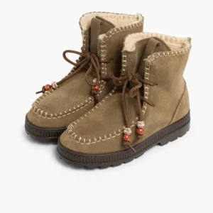 Pisamonas Botas Camurca Com Missangas E Forro Felpudo Online
