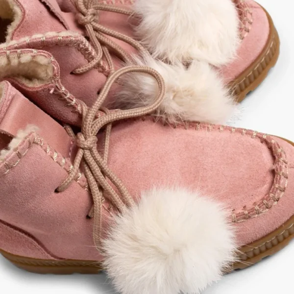 Pisamonas Botas Com Pompons Camurca Menina Cheap