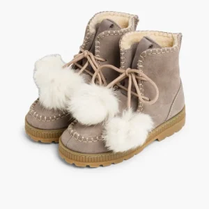 Pisamonas Botas Com Pompons Camurca Menina Cheap