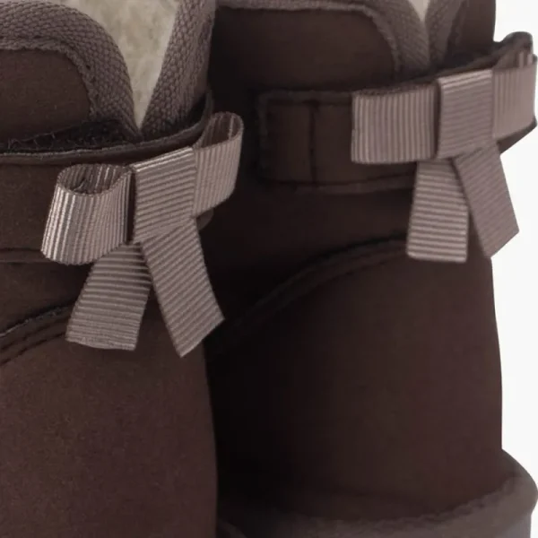 Pisamonas Botas Tipo Australianas Laco Lateral Cor Castanho Hot
