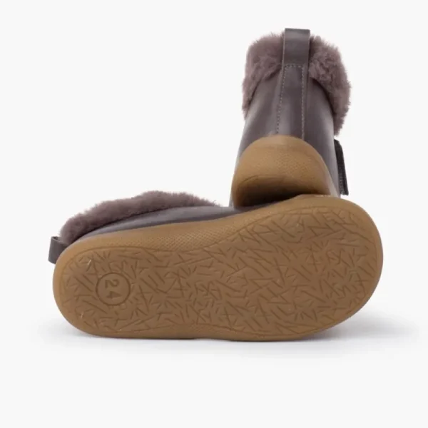Pisamonas Botinha Pele Rebordo Pelo Tira Larga Outlet