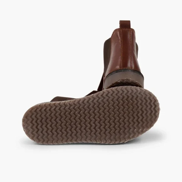 Pisamonas Botins Pele Menina Lingueta Franjas Clearance