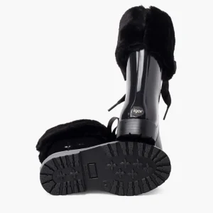 Pisamonas Galochas Campera Rebordo Pelo Suave E Laco Fashion
