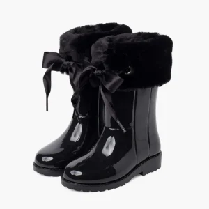 Pisamonas Galochas Campera Rebordo Pelo Suave E Laco Fashion