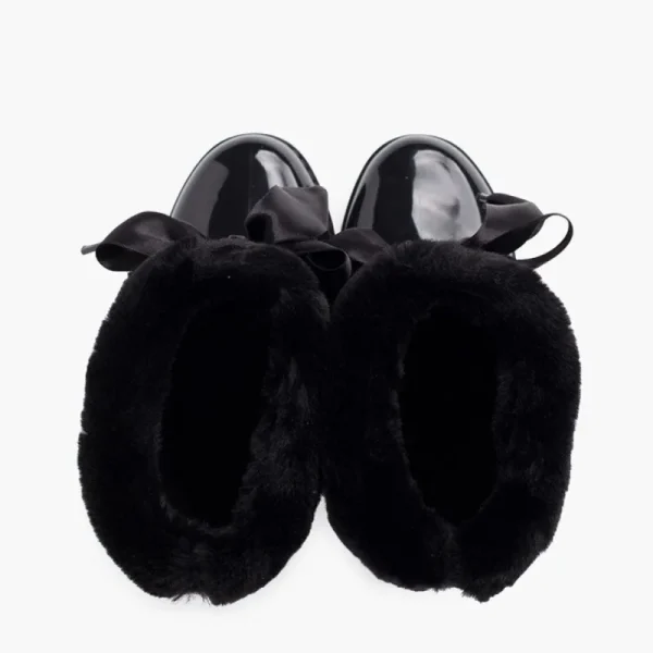 Pisamonas Galochas Campera Rebordo Pelo Suave E Laco Fashion
