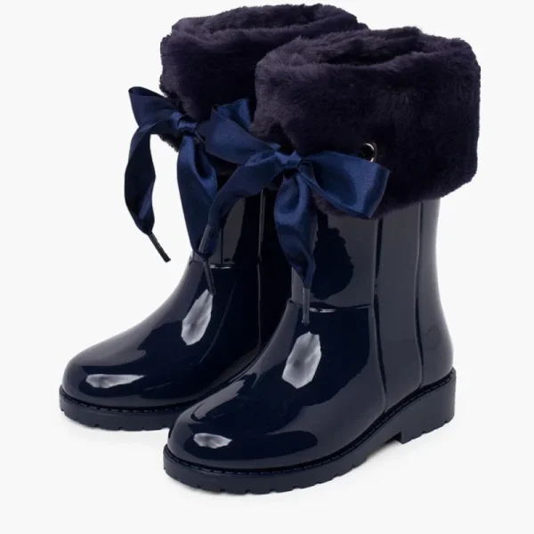 Pisamonas Galochas Campera Rebordo Pelo Suave E Laco Fashion