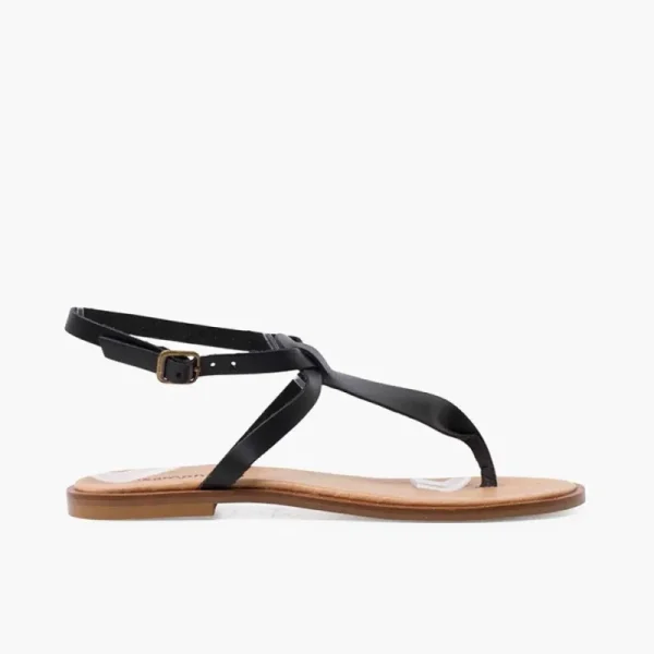 Pisamonas Sandálias Pele Tira Central Com Tachas Sale