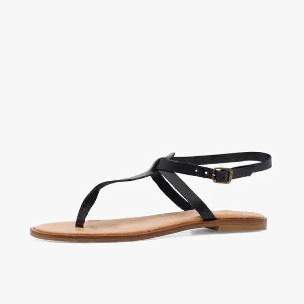 Pisamonas Sandálias Pele Tira Central Com Tachas Sale