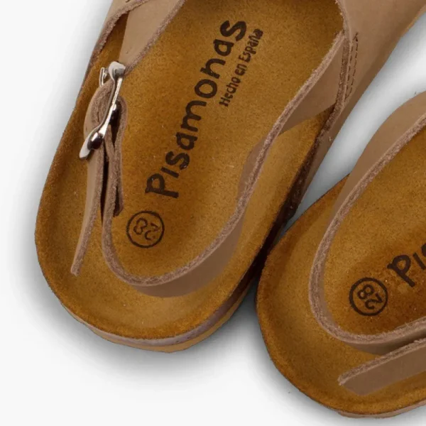 Pisamonas Sandálias Tiras Cruzadas Crianca Em Nobuck Best