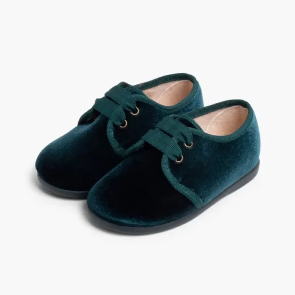 Pisamonas Sapatos De Veludo Atacadores Gorgorao New
