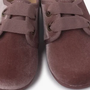 Pisamonas Sapatos De Veludo Atacadores Gorgorao New