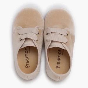 Pisamonas Sapatos De Veludo Atacadores Gorgorao New