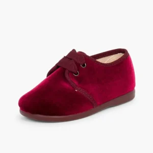 Pisamonas Sapatos De Veludo Atacadores Gorgorao New