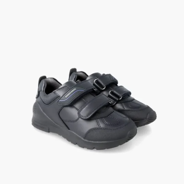 Pisamonas Sapatos Desportivos Escola Biomecanics Duplo Fecho Aderente Cor Azul-Marinho Store