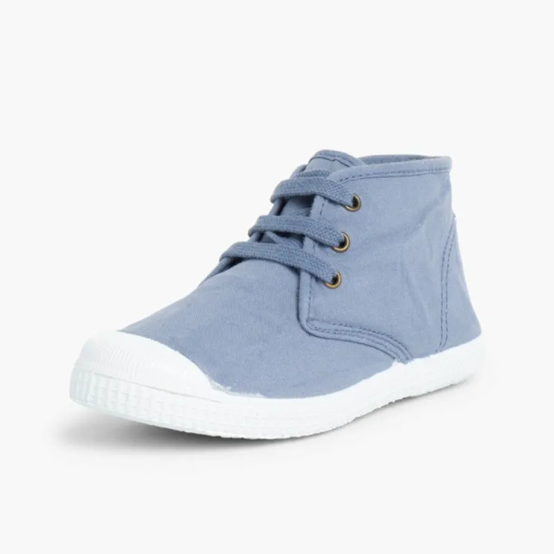 tnis_lona_tipo_bota_com_a_13.webp Pisamonas Ténis Lona Tipo Bota Com Atacadores Flash Sale