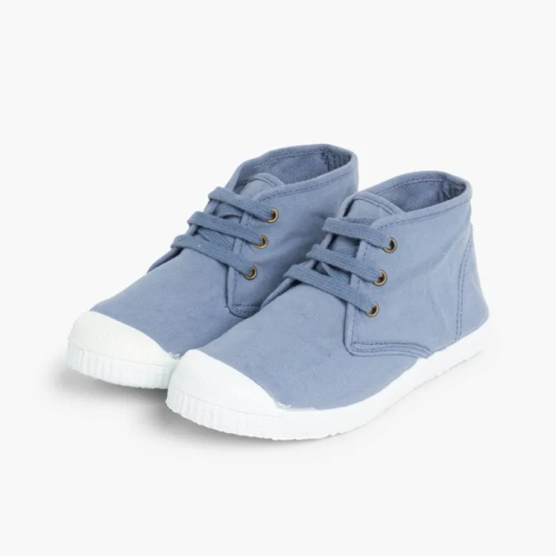 tnis_lona_tipo_bota_com_a_15.webp Pisamonas Ténis Lona Tipo Bota Com Atacadores Flash Sale